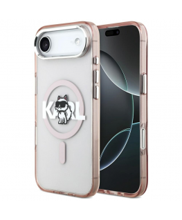 Karl Lagerfeld IML Choupette Sketch Logo MagSafe Case for iPhone