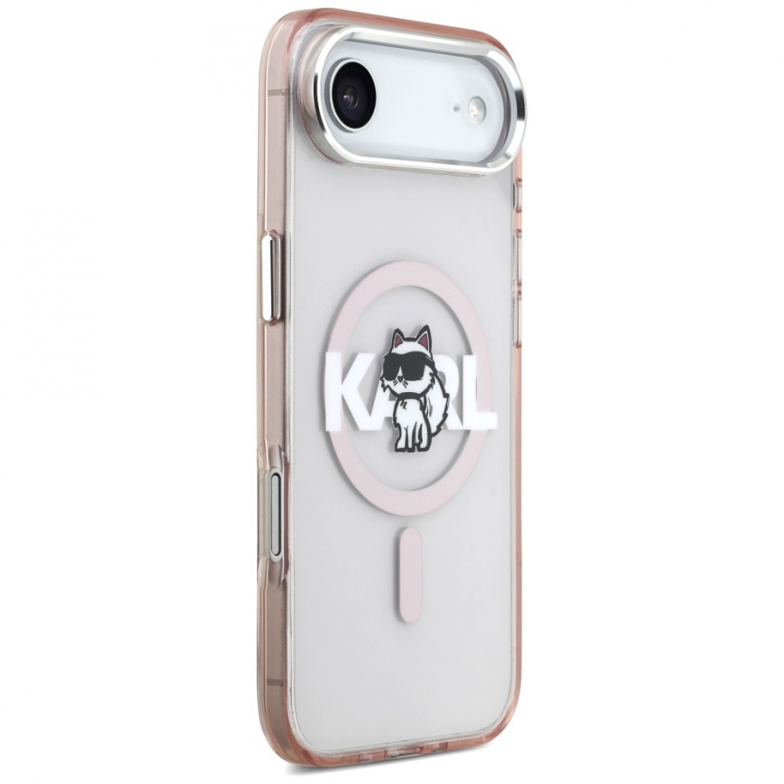 Karl Lagerfeld IML Choupette Sketch Logo MagSafe Case for iPhone – 4