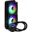Aerocool MIRAGEL240 CPU Liquid Cooled 2x 12cm ARGB Fan TDP 400W Black
