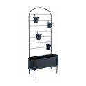 Home4You Stovas gėlėms DEIA 70,5x26xH137cm, musta Home4You Stovas gėlėms DEIA 70,5x26xH137cm, musta