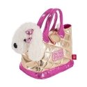 Perletti Hand bag + plush golden Didi dog 28cm Perletti Hand bag + plush golden Didi dog 28cm
