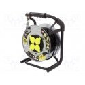Spool Extension Cable KEL PB-HEAVY/D/K/3X2,5/H05RR-F-black / Kaapelin pituus [m]: 30 / Kaapelin halkaisija [mm2]: 1,5 / Maksimaa