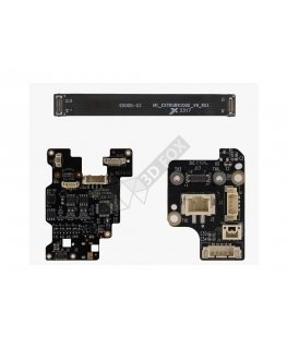 BambuLab V9 double red laser printing head plate set with FPC cable, designed for Bambu Lab X1 and X1C series printers.