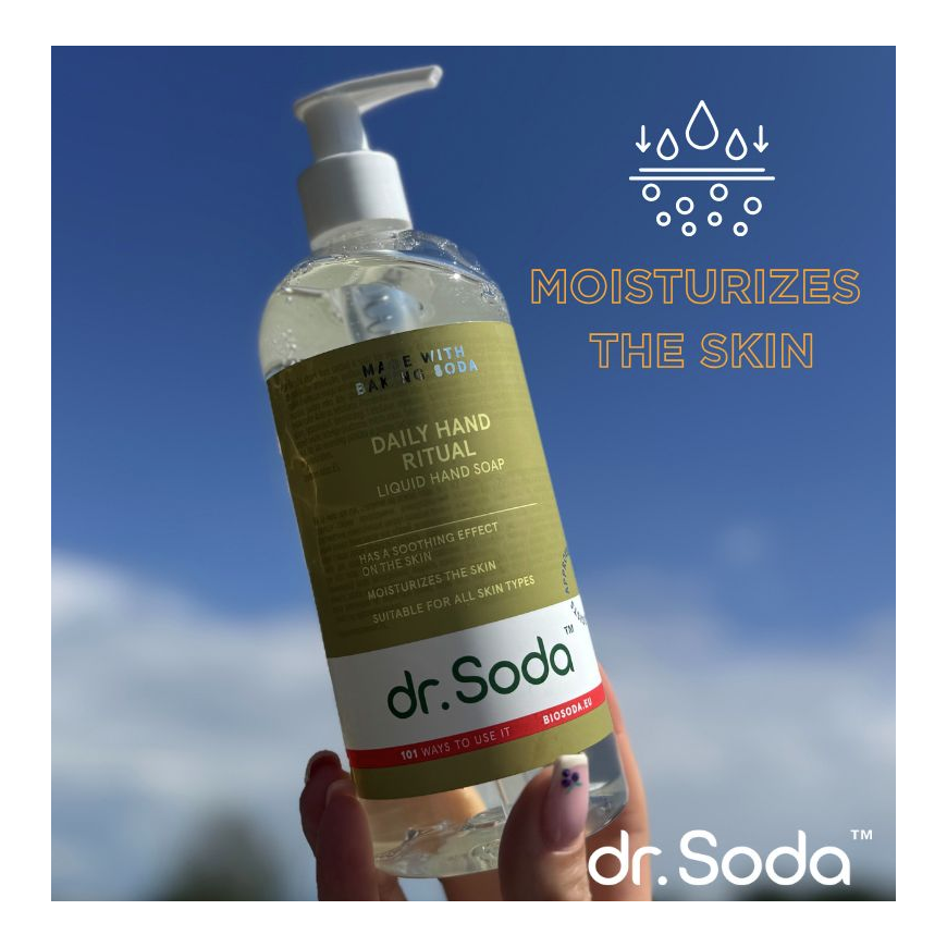 Soda | Vedelik käte seep "Igapäevane käte rituaal", 400 ml | dr – 4