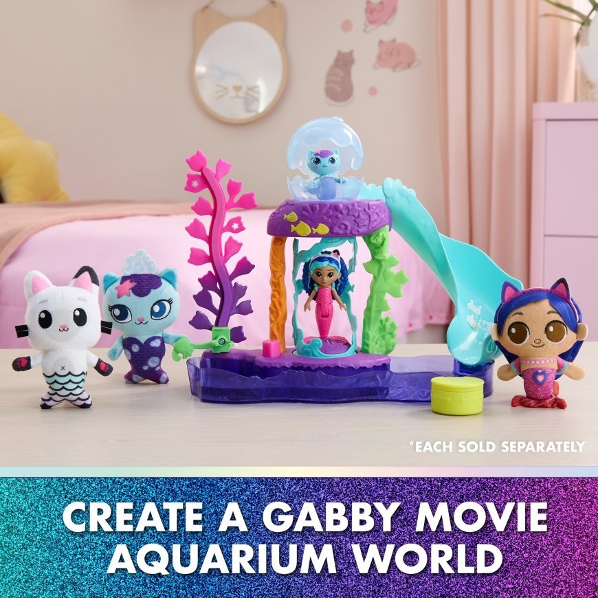 Gabby's Dollhouse GDH PYS Movie Aquarium Playset INTL GML – 5