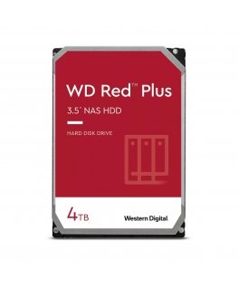 Western Digital Red Plus sisemine kõvaketas 4 TB 5400 RPM 256 MB 3.5" Jada ATA III