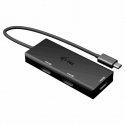 i-tec C31TRIPLE4KHDMIPD vaizdo kabelio adapteris 0,2 m C tipo USB 3 x HDMI Juoda