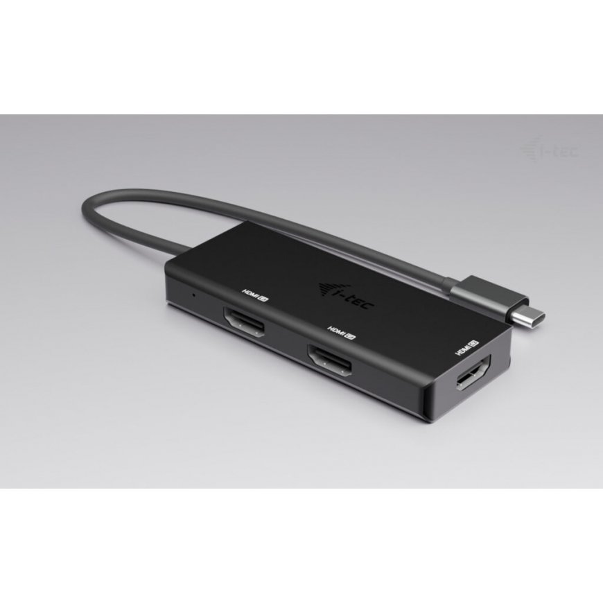 i-tec C31TRIPLE4KHDMIPD видео кабель адаптер 0,2 m USB Type-C 3 x HDMI Черный – 2