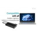 i-tec C31TRIPLE4KHDMIPD video kabeļu aksesuārs 0,2 m USB Veids-C 3 x HDMI Melns