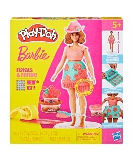 PLAY-DOH BARBIE mängukomplekt Florals And Fringe