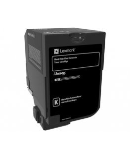 Lexmark 74C2HKE тонерный картридж 1 шт Подлинный Черный