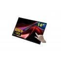 Verbatim 49591 monitori 35,6 cm (14") 1920 x 1080 pikseļi Full HD LCD Skārienjūtīgais ekrāns Melns