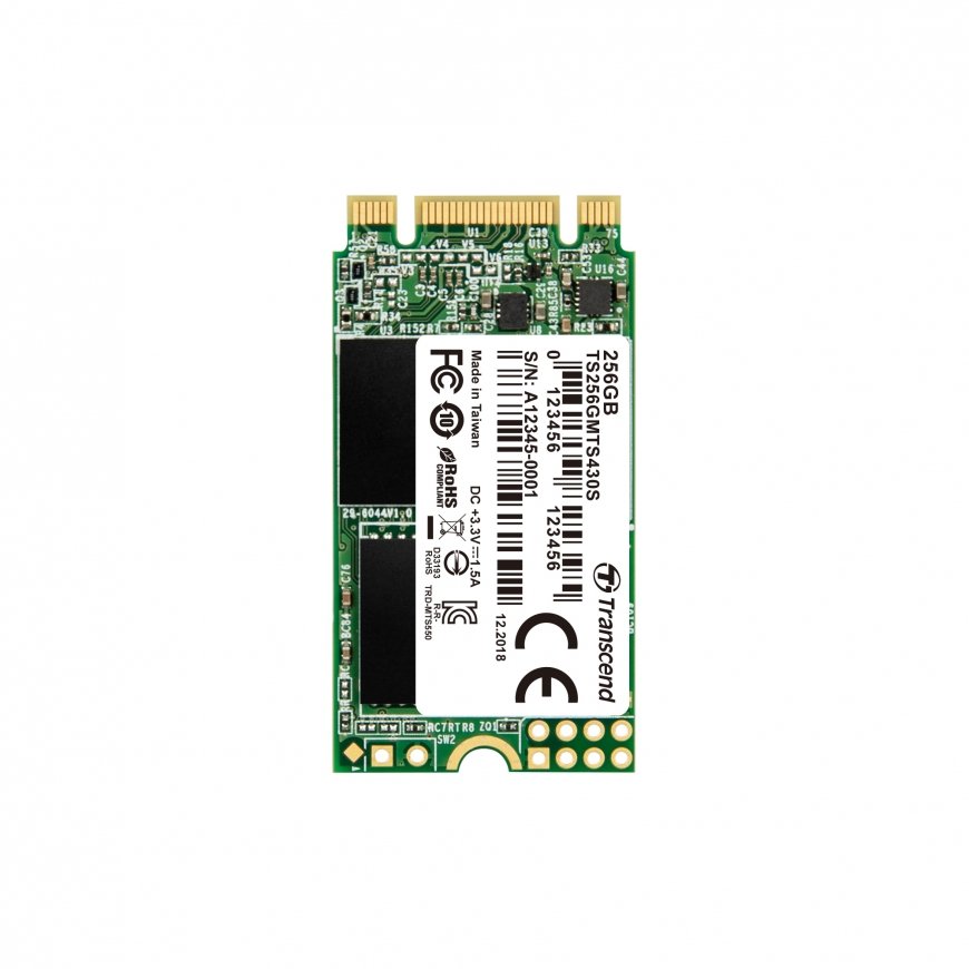 Transcend 430S 256 GB M.2 Jada ATA III 3D NAND – 2