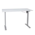 Ergo-työpöytä yhdellä moottorilla, 160x80 cm, Väri: harmahtava valkoinen Ergo-työpöytä yhdellä moottorilla, 160x80 cm, Väri: harmahtava valkoinen