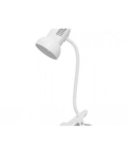 Orno GANSO, настольная лампа с зажимом, гибкая, 15W, E27, белая