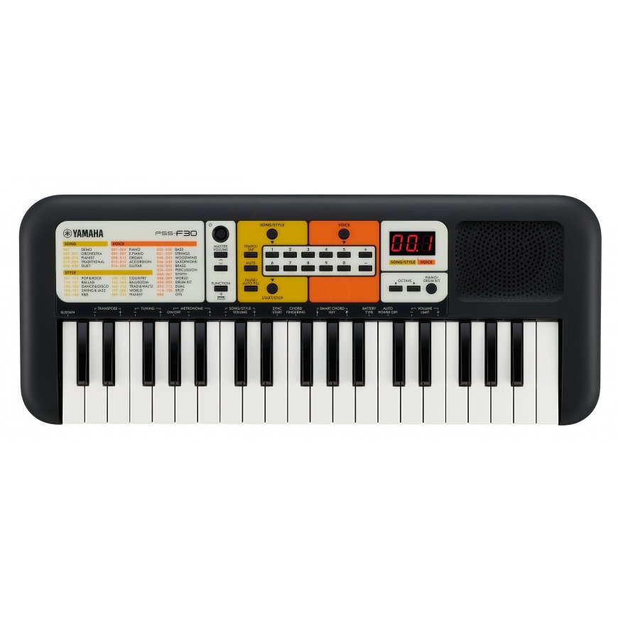 Yamaha PSS-F30 sintezators Digitālais sintezators 37 Melns