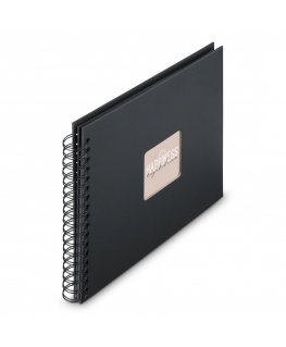 Hama 00009834 foto albums & papīra aizsardzības pārklājums Melns 100 lapas 10 x 15 Spirāles iesējums
