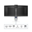 Philips P Line 346P1CRH/00 LED display 86.4 cm (34") 3440 x 1440 pixels UltraWide Quad HD Black