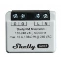 Shelly PM Mini Gen3 Smart switch 1P Grey