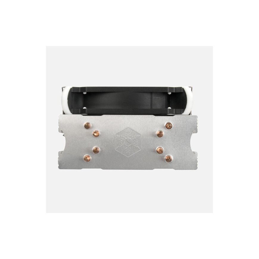 Silverstone AR12 RGB Процессор Кулер 12 cm Черный, Нержавеющая сталь, Белый – 4