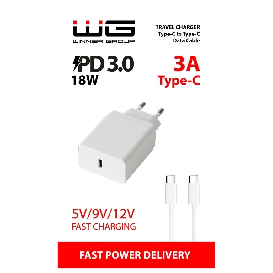 Winner Group 8027 PDA/mobīlo telefonu lādētājs Universāls Balts AC Ātrā uzlāde Iekštelpas – 2
