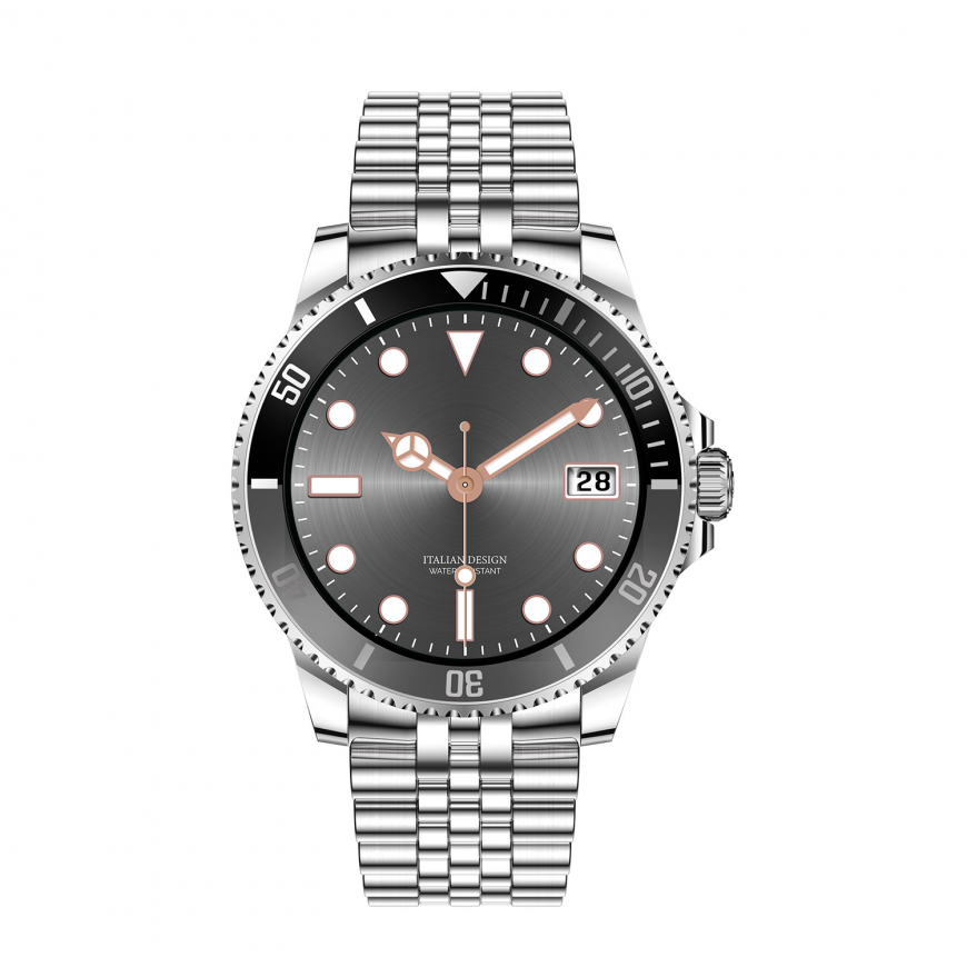 Blavec Smartwatch M-02 Business AMOLED Full Touch Voice Call (SW – 2