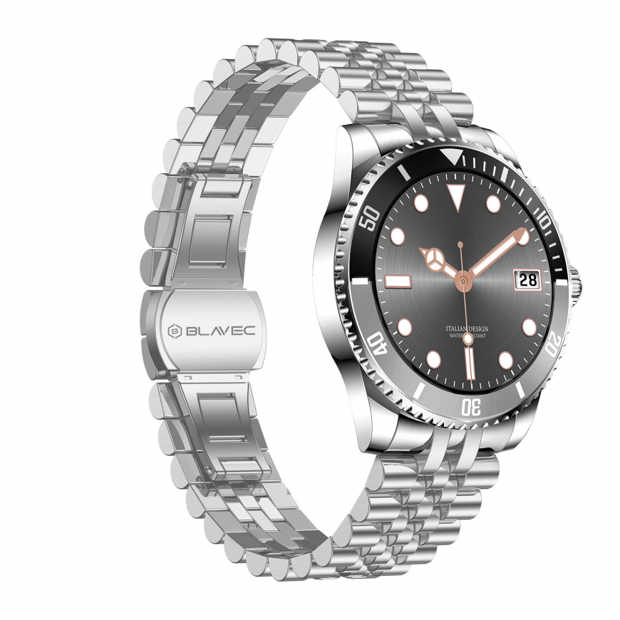 Blavec Smartwatch M-02 Business AMOLED Full Touch Voice Call (SW – 3