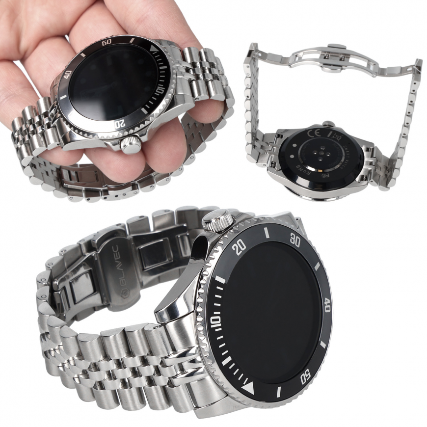 Blavec Smartwatch M-02 Business AMOLED Full Touch Voice Call (SW – 5
