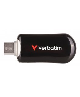 Verbatim 30224 USB-muisti 64 GB USB Type-C 3.2 Gen 1 (3.1 Gen 1) musta