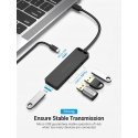 Vention TGKBB interfeisa centrmezgls USB 3.2 Gen 1 (3.1 Gen 1) Type-C 5000 Mbit/s Melns Vention TGKBB interfeisa centrmezgls USB 3.2 Gen 1 (3.1 Gen 1) Type-C 5000 Mbit/s Melns