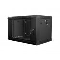 Lanberg WF01-6406-10B телекоммуникационная стойка 6U Монтируемая на стену стойка Черный Lanberg WF01-6406-10B телекоммуникационная стойка 6U Монтируемая на стену стойка Черный