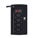 Ever DUO 550 AVR USB nepārtrauktas barošanas avots (UPS) Line-Interactive 0,55 kilovoltampērs 330 W Ever DUO 550 AVR USB nepārtrauktas barošanas avots (UPS) Line-Interactive 0,55 kilovoltampērs 330 W