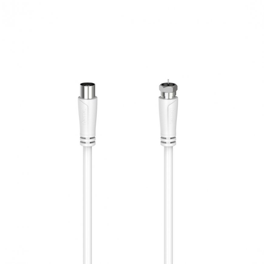 Hama 00205061 coaxial cable 1.5 m Coax F White