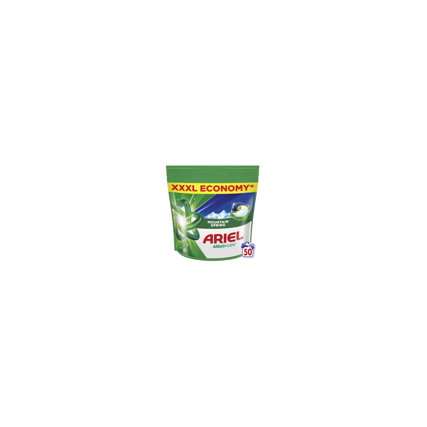 Calgonit pesukapslid valgele ARIEL Mountain Spring Allin1 60 tk – 2