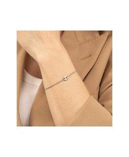 Hugo Boss Musta terasest käevõru Double B 1580764M