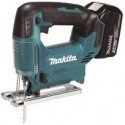 Аккумуляторная пила 18V, 65мм, Makita [DJV186SFJ] 2x3,0Ah, LXT + комплект 5 полотен для пилы