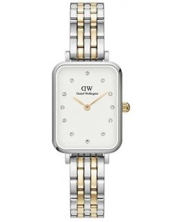 Naisten kello DANIEL WELLINGTON Quadro Lumine 5 linkkiä kahdessa sävyssä 20 mm DW00100625 + laatikko (zw519f)
