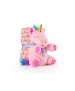 Perletti Lily Unicorn Soft blanket + plush toy 22cm
