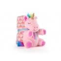 Perletti Lily Unicorn minkštas pledukas + pliušinis žaislas 22 cm Perletti Lily Unicorn minkštas pledukas + pliušinis žaislas 22 cm