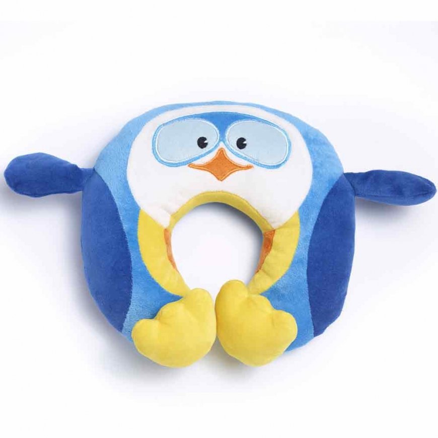 Travel Blue Puffy the Penguin travel pillow Blue, White, Yellow – 2
