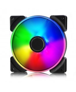 Fractal Design Prisma AL-14 3P Tietokonekotelo Tuuletin 14 cm musta, Valkoinen