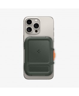 Spigen MagSafe Card Holder Lock Fit (MagFit) Roheline