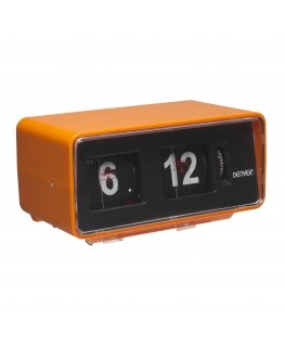 Denver CR-425 radio Clock Analog & digital Orange
