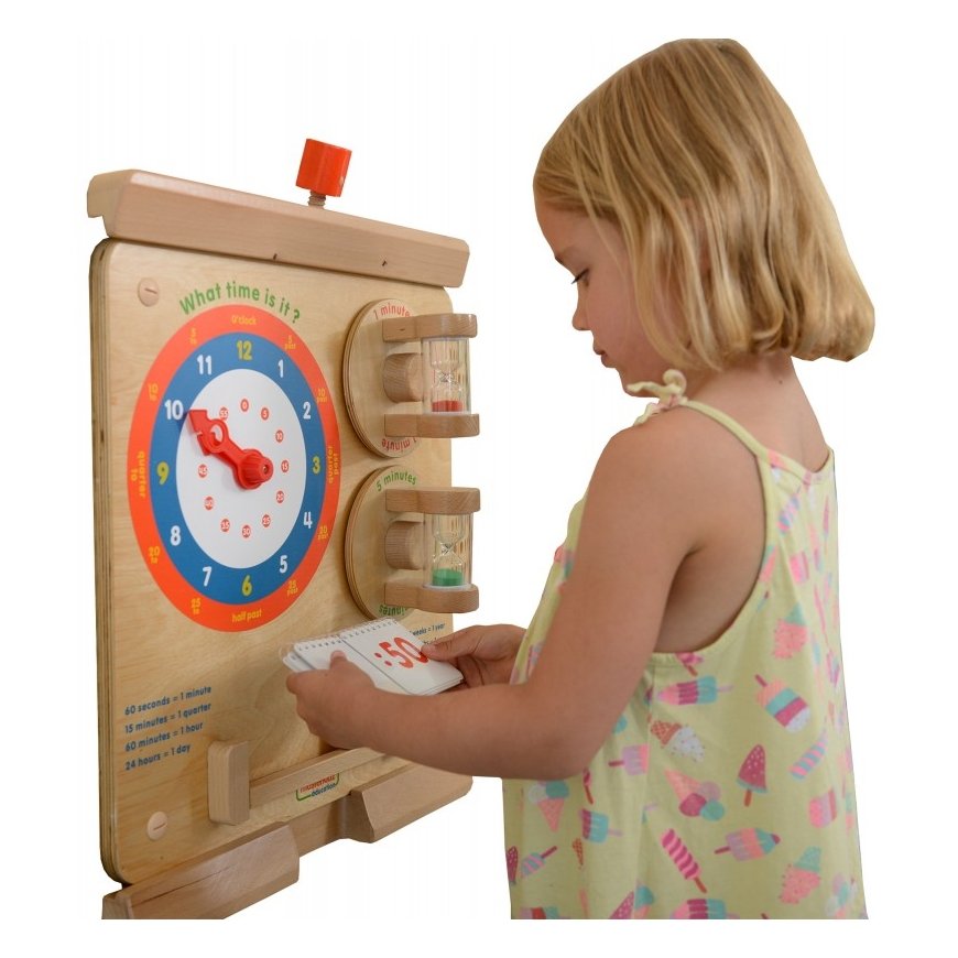 MASTERKIDZ Learning About Time Reading Hours - Educational Board