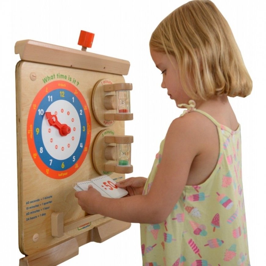MASTERKIDZ Learning About Time Reading Hours - Educational Board – 2