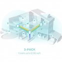 TP-Link Deco X50 (3-pack) Dviguba juosta (2,4 GHz / 5 GHz) Wi-Fi 6 (802.11ax) Balta Vidinis TP-Link Deco X50 (3-pack) Dviguba juosta (2,4 GHz / 5 GHz) Wi-Fi 6 (802.11ax) Balta Vidinis