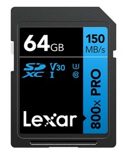 Lexar High-Performance 800xPRO 64 GB SDXC UHS-I Class 10
