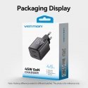 MOBILE CHARGER WALL 45W USB-C/2P BLACK FEFB0-EU VENTION MOBILE CHARGER WALL 45W USB-C/2P BLACK FEFB0-EU VENTION
