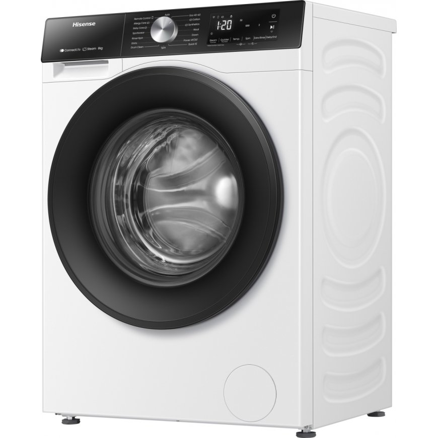 Hisense WF3S8043BW3 skalbimo mašina Pakraunama per priekį 8 kg 1400 RPM Balta – 5