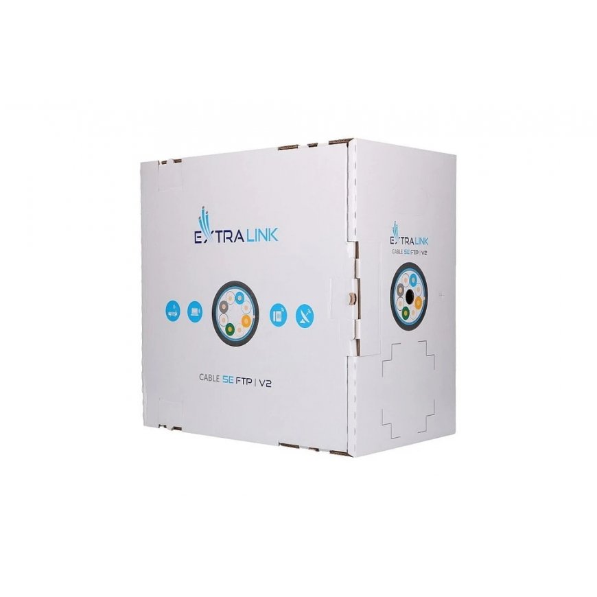 Extralink Витая пара CAT5E FTP (F/UTP) V2 наружная 100M – 4
